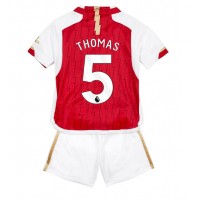 Fotbalové Dres Arsenal Thomas Partey #5 Dětské Domácí 2023-24 Krátký Rukáv (+ trenýrky)
